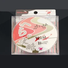 Высокая прочность 100 метров нейлоновая рыболовная леска износостойкая прочная большая степень натяжения рыболовные приманки 5 шт./партия