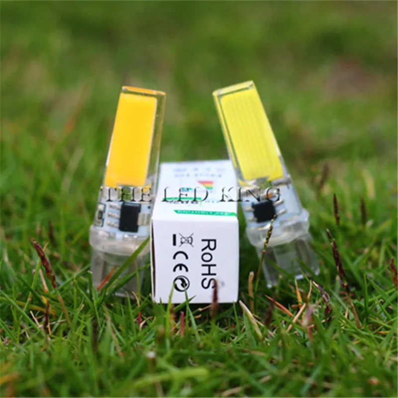 

Super bright G9 COB light bulb dimmable warm / white 85-265V 6W 9W 12W lamp LED G4 Cob LED spotlight