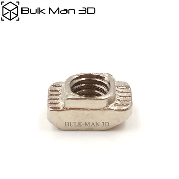 

M3/M4/M5 20 Series Slot T-Nut Sliding T Nut Hammer Drop In Tee Nut Fasten Connector 2020 Aluminum Extrusions - 100pcs
