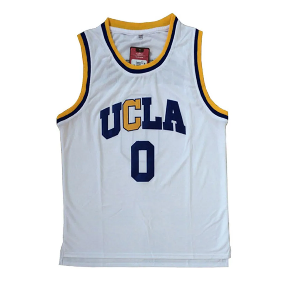 Sale UCLA 0 Russell Westbrook Crenshaw Blue White Home Road Mens