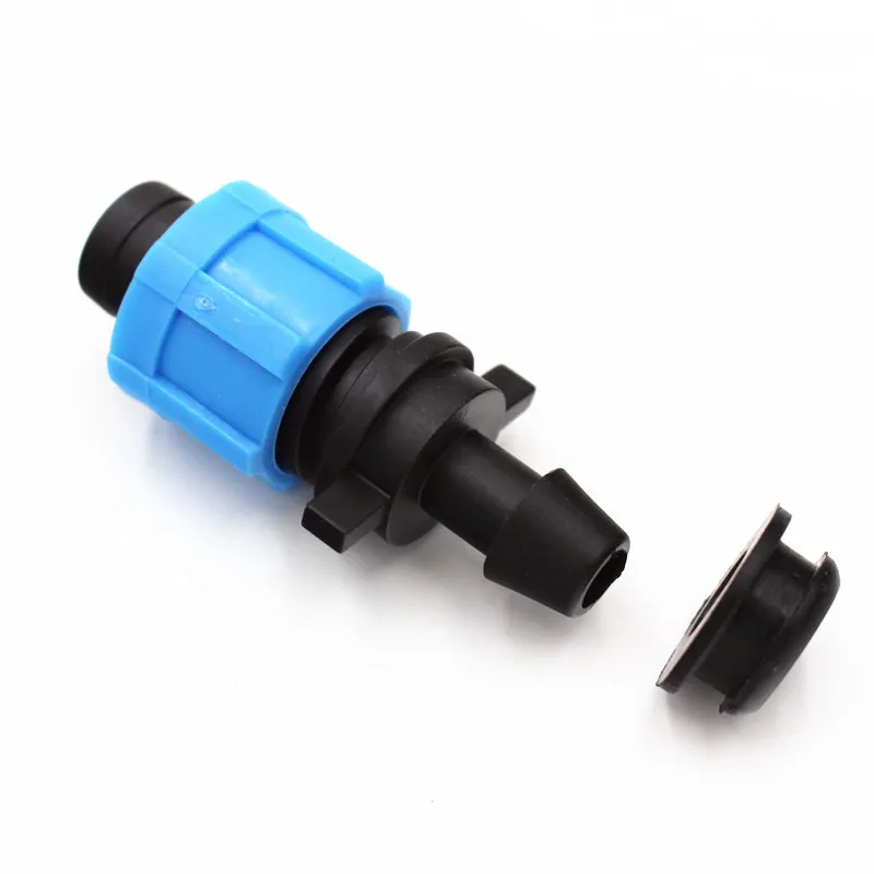 

30pcs Dn17 Tap Offtake With H Grommet Lock Nut Fittings For Driptape Greenhouse Irrigation Accessory Micro Drip Irrigation Y102