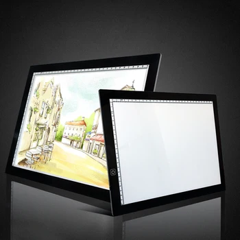 

A4 LED Light Box Tracer USB Power Dimmable Brightness LED Artcraft Tracing Light Pad for Designing Stencilling X-ray Viewing