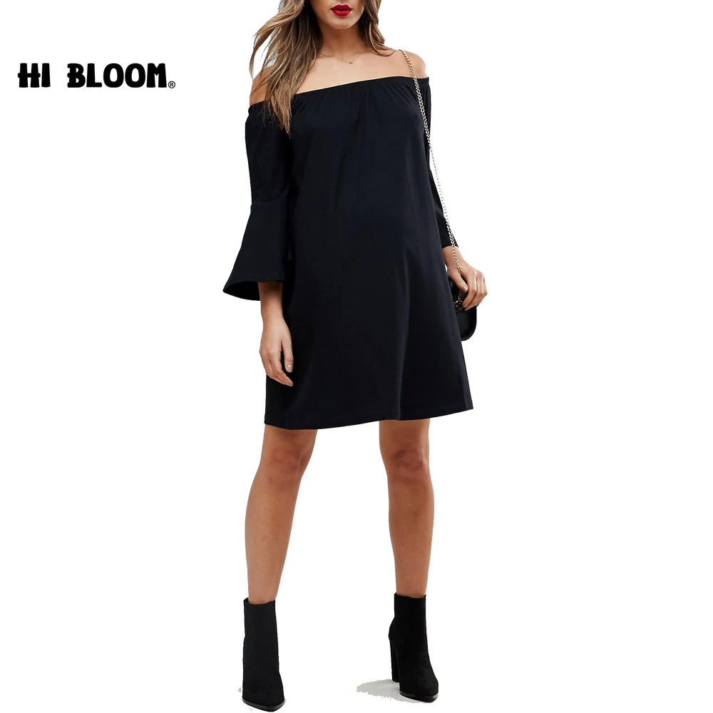 Maternity Dresses Cute Shoulderless Short Dresses For Pregnant