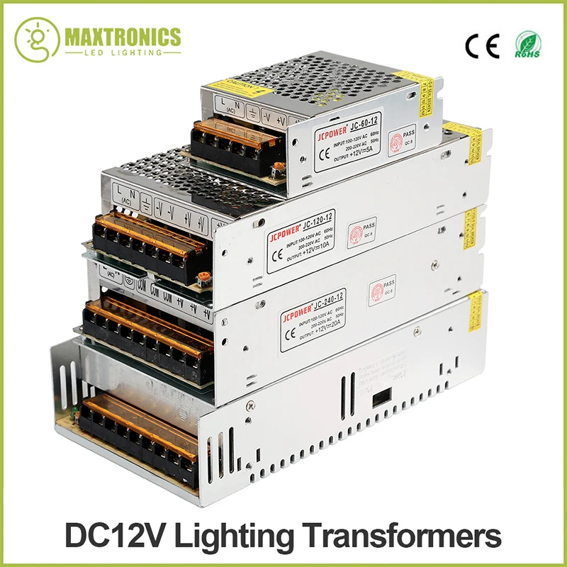 Хорошее качество светодиодный DC5V 12V 24V 48V полосы Мощность для AdapterAC100-240V 1A 2A 3A 4A 5A 6A 8A 10A 15A 20A 30A 40A 50A 60A Питание