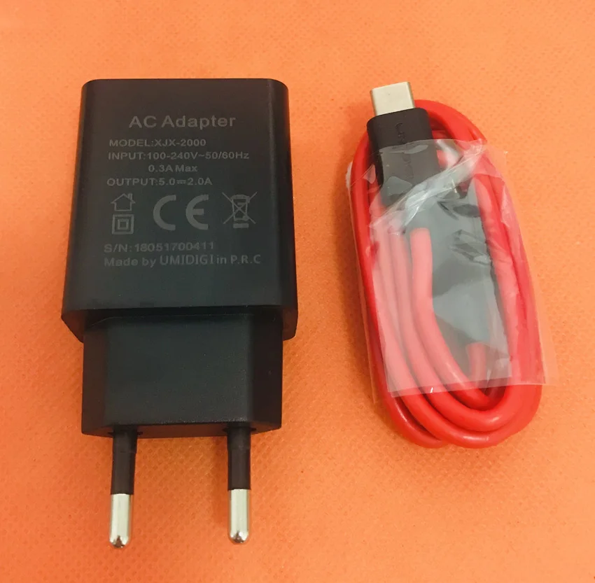 

Original Charger Plug + type C Cable for Umidigi S2 Lite MT6750T Octa Core Free shipping