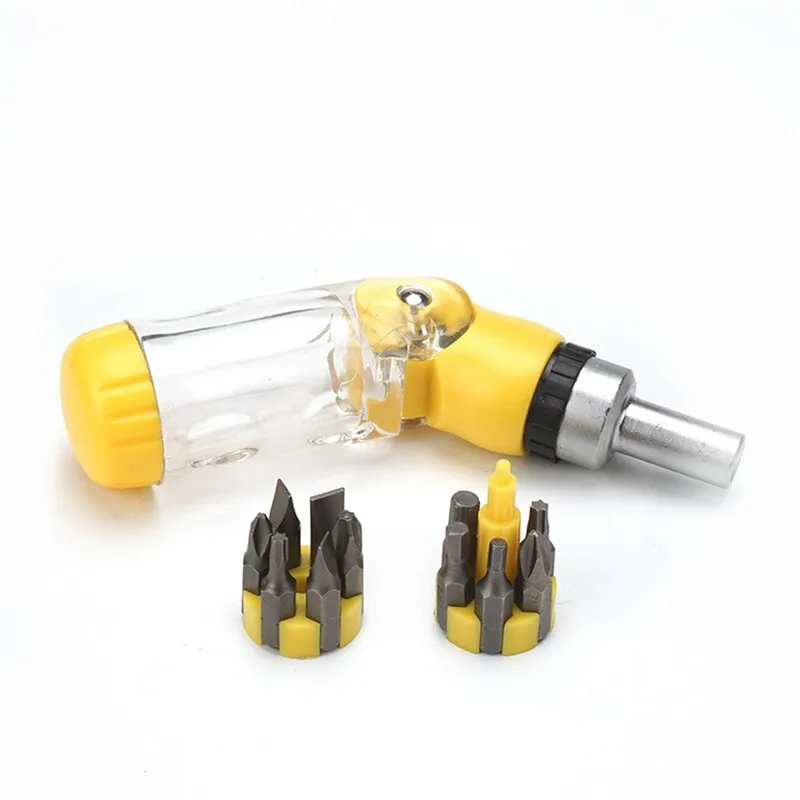 12 in 1 Set Ratchet Screwdriver Home Tools Multi-function Interchangeable Combination Screwdrivers and Drill Bit