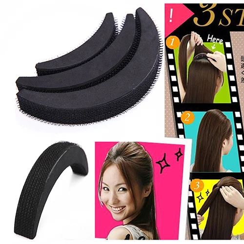 

3Pcs Sponge Hair Maker Styling Twist Magic Bun Hair Base Bump Styling Insert Tool Volume Hairpins Make Up