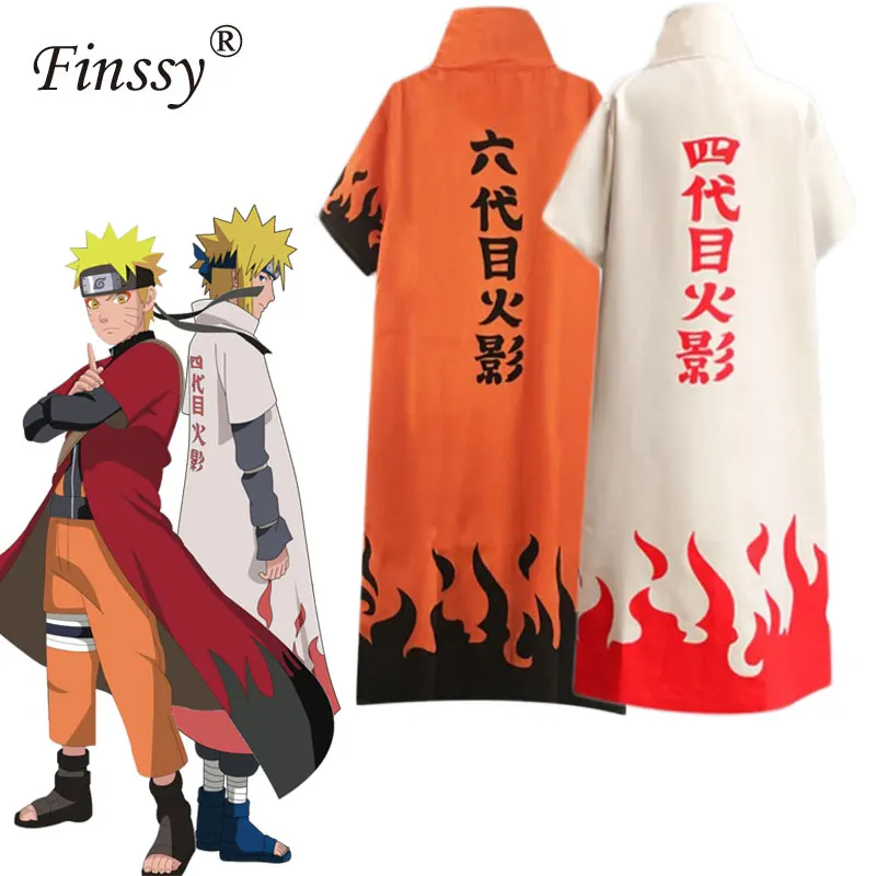 Skup Anime naruto przebranie na karnawał Yondaime Hokage Namikaze Minato jednolity płaszcz Kakashi nauczyciel sześć Yondaime kostium dla mężczyzn