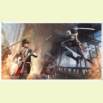 Color Paintings Posters Creed Game Connor War Wall Art 44 Framework Home Decor 1 Pieces Print Decorative Picture Room | Дом и сад
