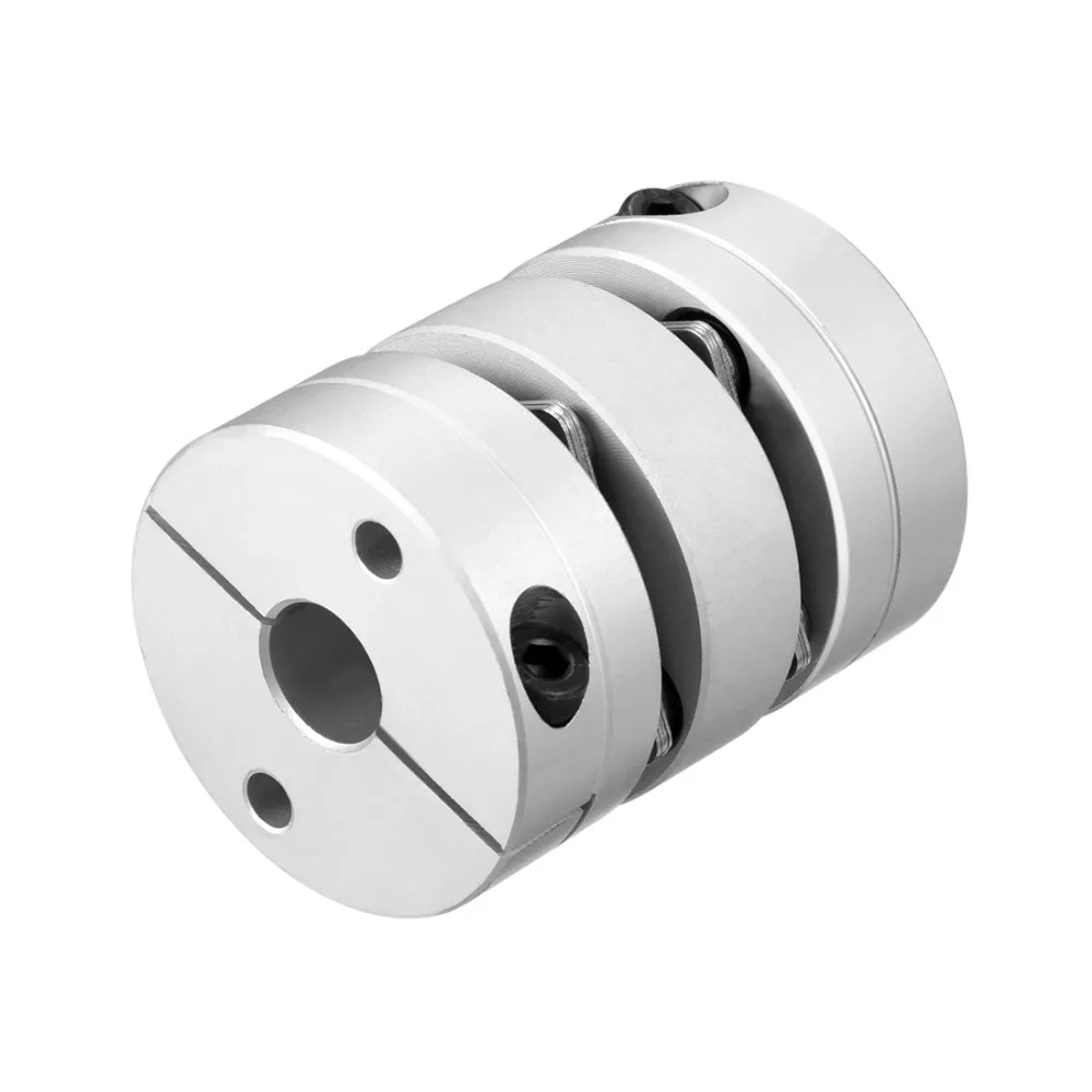 

UXCELL Hot Sale L49xD39 10mmx10mm Clamp Tight Motor Shaft Outer Dia. 39mm 2 Diaphragm Coupling Coupler for DIY Motor Vehicles