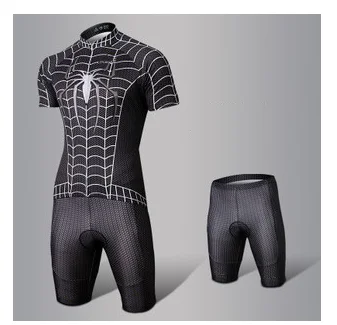 Летний комплект для велоспорта с человеком-пауком, Майки для велоспорта, дышащая одежда для горного велосипеда, Майо, Ropa Ciclismo, комплект для велоспорта - Цвет: Shorts suit