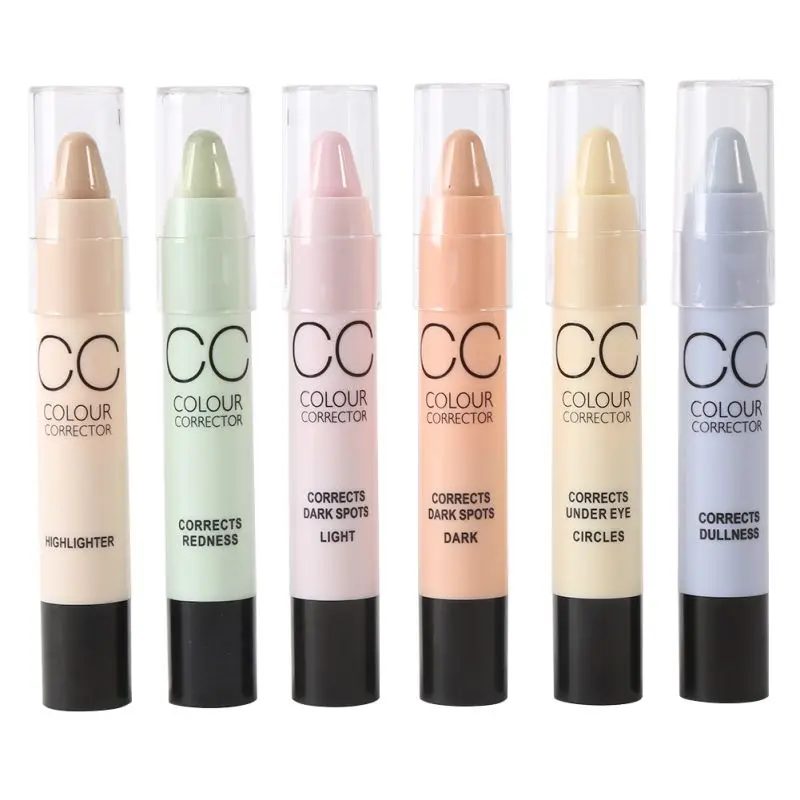 Face Makeup CC Color Corrector Blemish Concealer Cream Base Palette Pen Pencil Stick By Menow Cosmetic