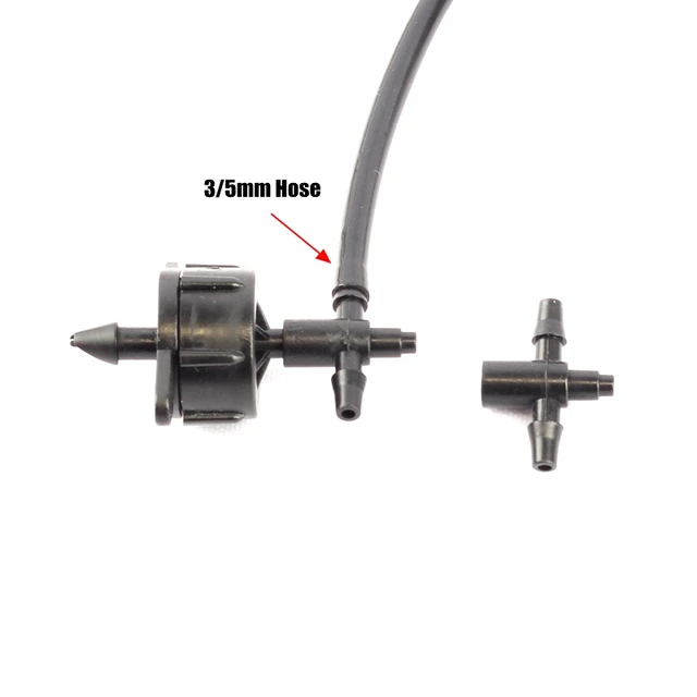 50Db 8Kinds 3/5 Mm -Es Kerti Tömlő Csatlakozók Mikrocsepp Öntözőrendszer Víztömlő Póló -Osztók Dugó Vízcsatlakozók - Image 5