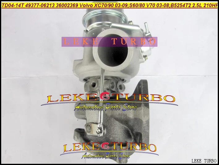 TD04-14T 49377-06213 36002369 Turbo Turbocharger For Volvo XC70 XC90 2003-2009 S60 S80 V70 2003-2008 B5254T2 2.5L 210HP (7)