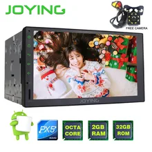 7″Joying PX5 Octa Core Tape Core Android Universal Car Radio Audio Stereo GPS Head Unit Multimedia Player Support Carplay Wifi