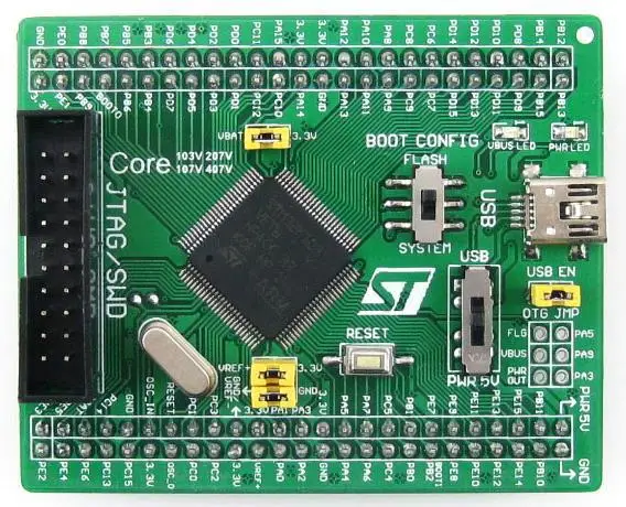 

Free Shipping! 1pc ARM STM32 STM32F103VET6 development board core board