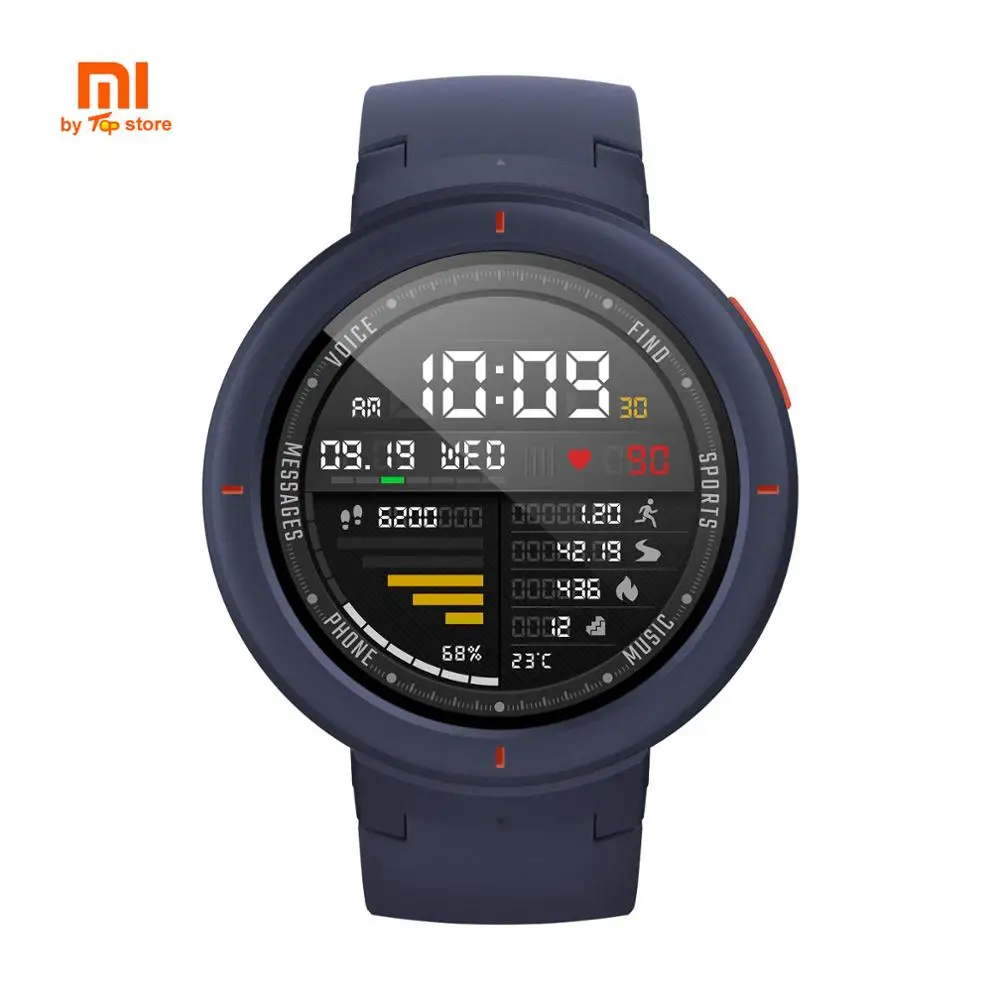 

Xiaomi Amazfit Verge English Version Smartwatch 1.3-inch AMOLED Screen Dial And Answer Calls Upgraded HR Sensor GPS Smart watch