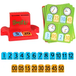 Игра-головоломка, обучающий номер, карты для детей, время записи карт, совпадение, время игры, Обучающие Развивающие игрушки для детей