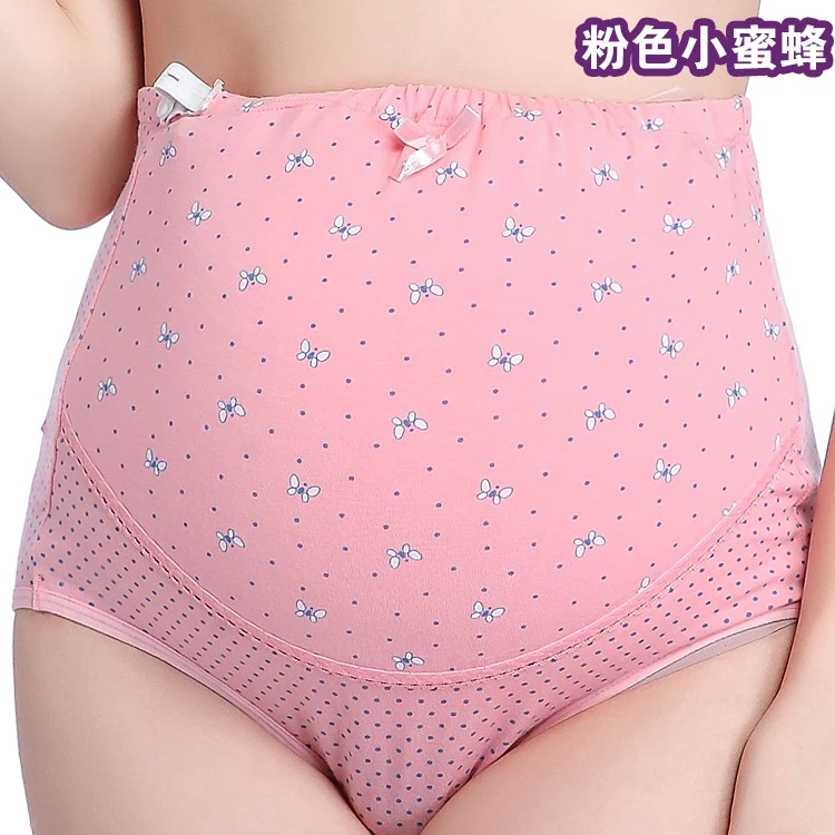 1 Cotton Pregnant Panties High Waist Maternity Underwear Pants Lady Women Adjustable Underpants Pregnancy Belly Support Panties
