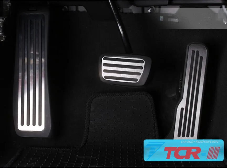 3pcs No Drill Gas Brake Foot Pedal Cover Kit For Cadillac ...