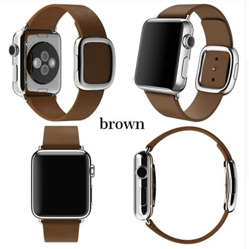 Original Bracelet Modern Buckle Strap Magnetic Closure Genuine Leather Wrist Ban