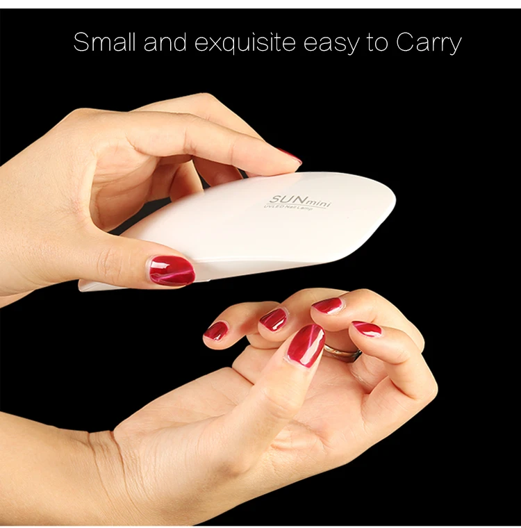 SUN mini белый свет 6 Вт УФ светодиодный светильник Сушилка для ногтей мышь гель лак для ногтей инструмент для дизайна ногтей USB портативный маникюрный станок салон УФ лампа