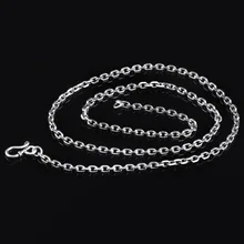 925 hombres de cadena de plata hombres joyería 100% collar de plata pura para mujeres plata tailandés collar llamativo N12