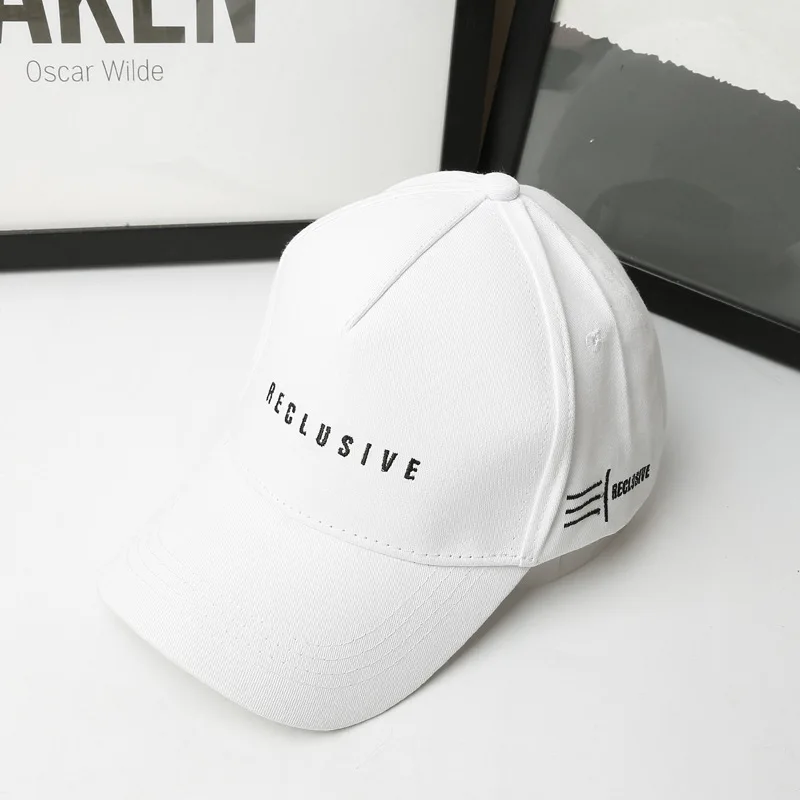 Модная хлопковая бейсболка для пар Черная кепка с надписью Snapback мужчин и женщин