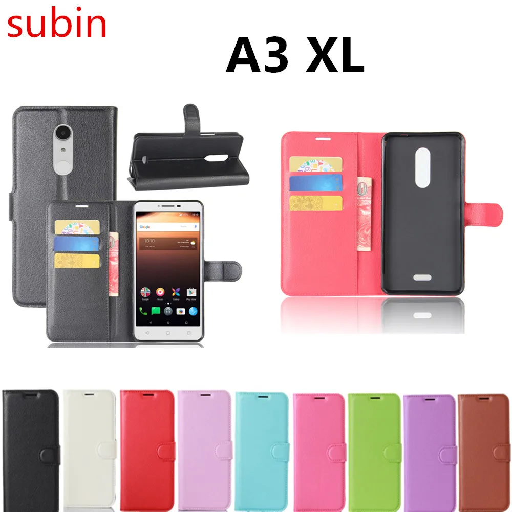 

alcatel A3 XL Case 6.0inch Wallet Style PU Leather Mobile Back Cover For Alcatel A3 XL A3XL Phone Bag Cases