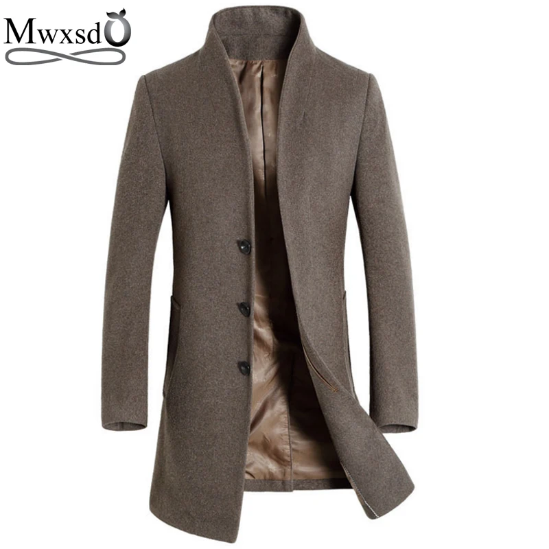 Buy Mwxsd winter casual Men's wool Jackets and coats
