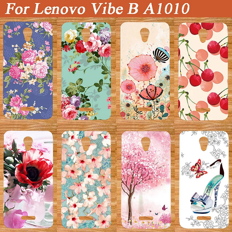 Чехол из ТПУ с мультяшными узорами для Lenovo vibe B A1010 4 5 дюйма силиконовая задняя