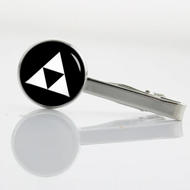 Игровой контроллер художественное изображение Мужской зажим для галстука винтажная игра Xbox контроллер зажим для галстука Triforce poker зажимы галстука T184