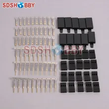 10 Sets DIY 3 Pin Servo Battery Connector/Plug Set (Female and Male) Female with Hook For Futaba JR Type