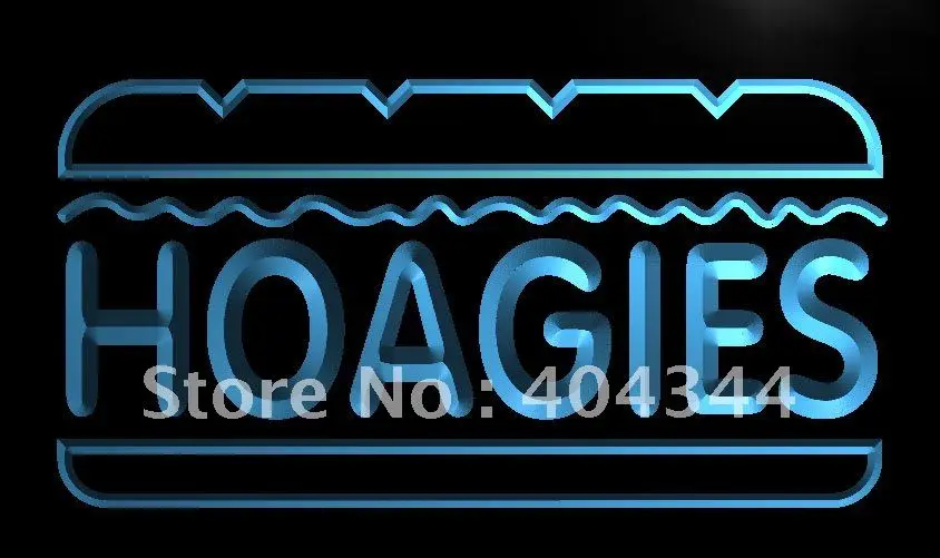 LK667 Hoagies сэндвич кафе еда светодиодный неоновый светильник Знак Домашний Декор
