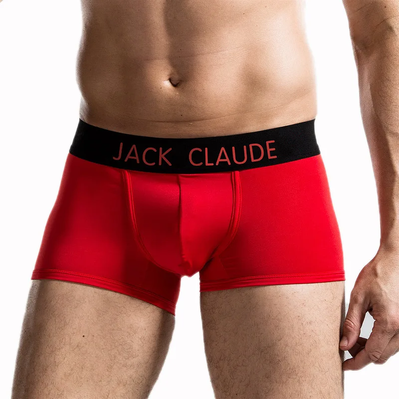 10 PCS Jack Claude Men Underwear Boxers Brand Men Boxer Shorts Modal Sexy Cueca Boxer Mens 10 pcs Underwear Male Underpants sexy guy underwear