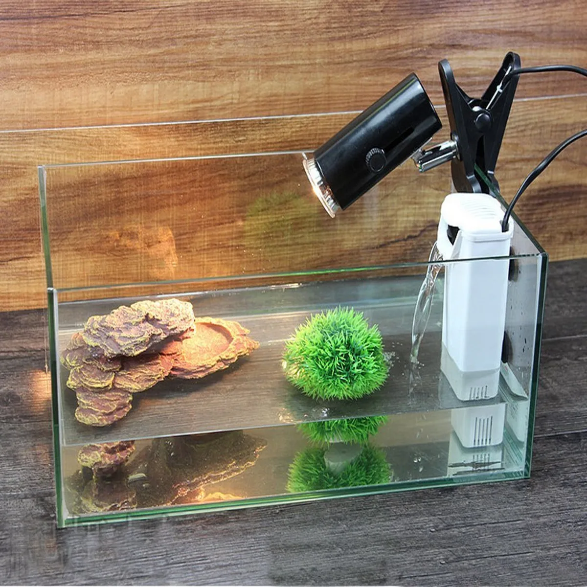 220V 3W Aquarium Internal Filter Water Pump Turtle Kit Fish Tanks Wall