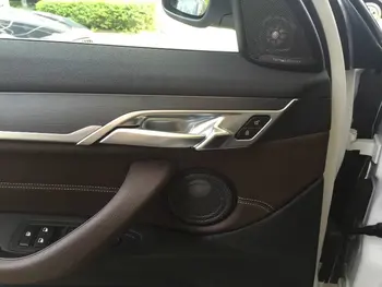 

For BMW X1 2016-2019 F48 ABS chrome inner door handle cover 4pcs