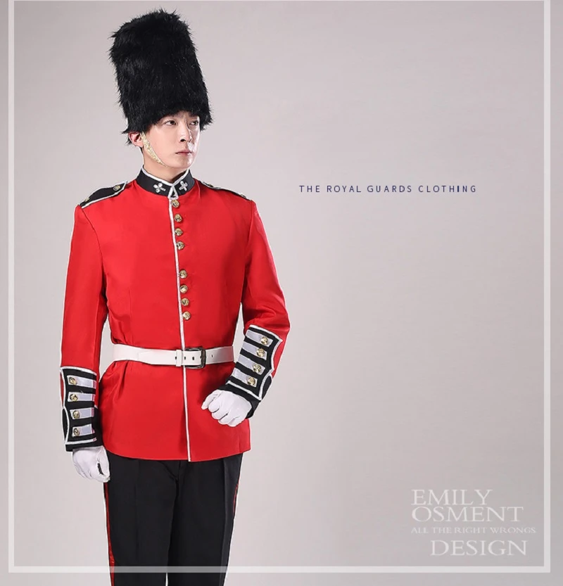 Costume De Soldat De La Garde Royale Anglaise Vetement De Scene De La Garde Britannique Tenue De Chorale De Tambour Vetement De Garde Rouge Aliexpress