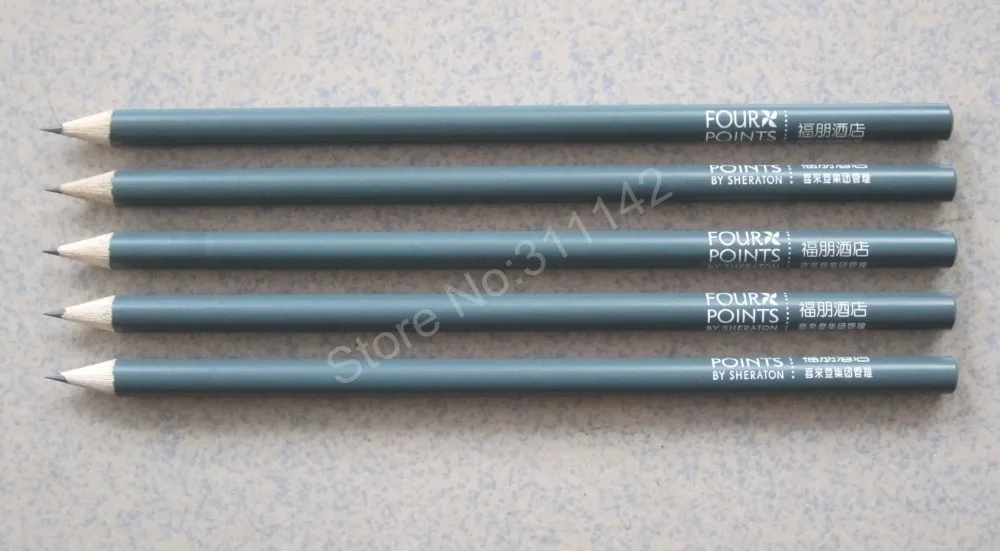 Lápis de Madeira Impresso o Seu Feito sob Encomenda por Atacado para Crianças Preto Grosso Lápis Grande Logotipo 3 High Quality Material escolar e de escritório