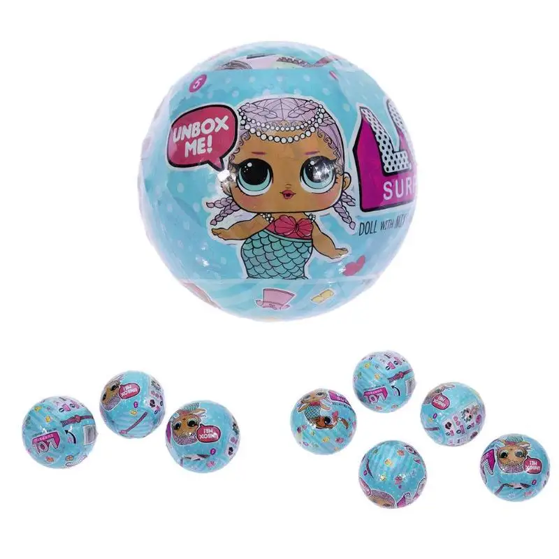 

3inch Water Sprayer Doll Shape Action Figure Toy with 9.5cm Diameter Ball