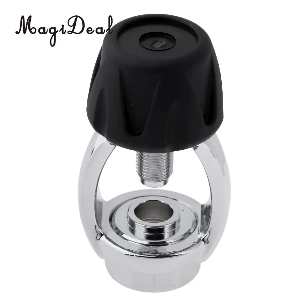 

MagiDeal Premium Copper Chrome Scuba Diving DIN To Yoke 1st Stage Regulator Convertor Adaptor