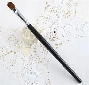 

17.2cm Fashion New Wooden painting brushes supplies Best Black Long Pole Brush Professional