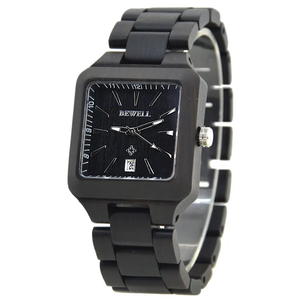 BEWELL WOODEN WATCH
