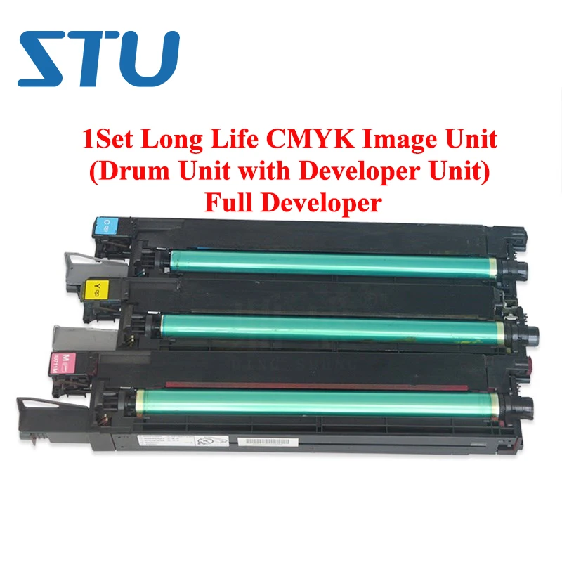 IU610 1 комплект CMYK барабанный блок с блоком разработчика для Konica Minolta bizhub C451 C550 C650 BH