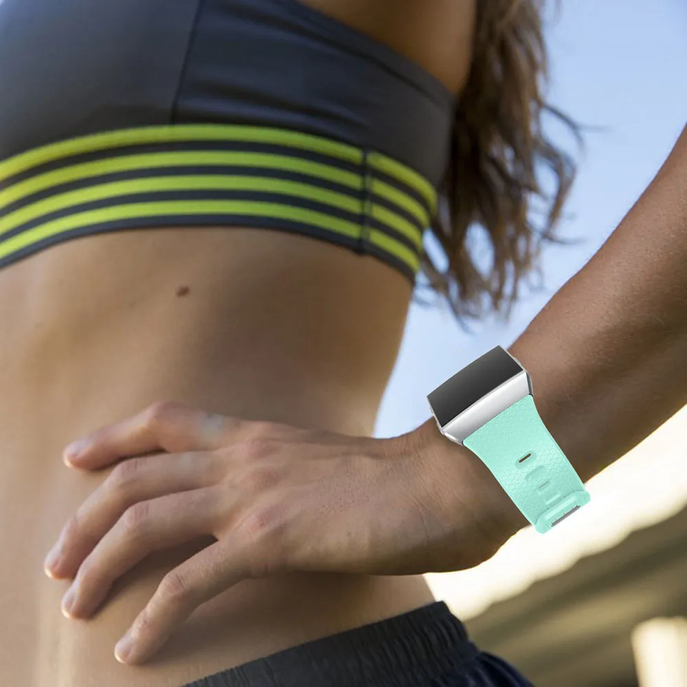 ТПУ мягкий силиконовый сменный ремешок для наручных часов наручный ремешок для Fitbit Ionic Браслет спортивный ремешок умные часы аксессуары