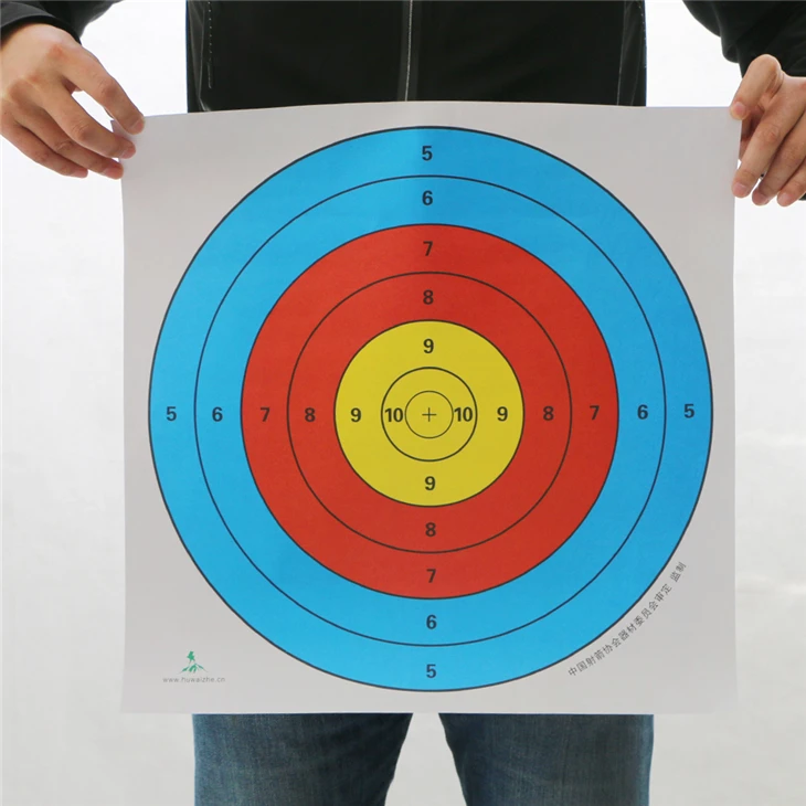 50 pieces 39x39 square target paper archery bow shooting target sheet wholesale in Bow & Arrow
