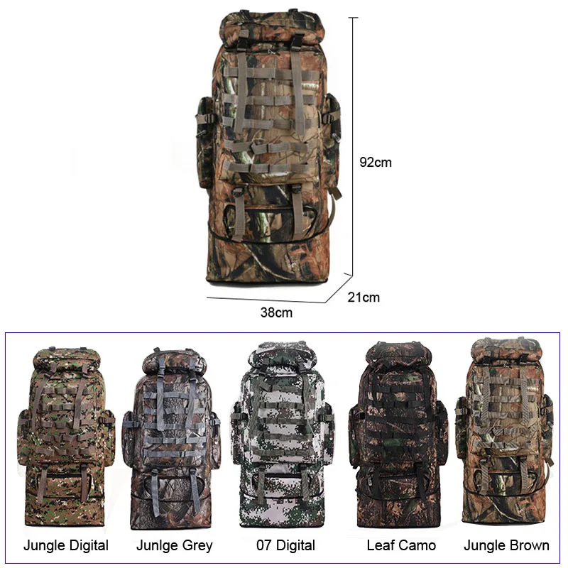 75L Military Molle Mountaineering Bag Camping Tactical Backpack Men Large Backpacks Hiking Travel Outdoor Sport Bags Rucksack 75L Military Molle Mountaineering Bag Camping Tactical Backpack Men Large Backpacks Hiking Travel Outdoor Sport Bags Rucksack
