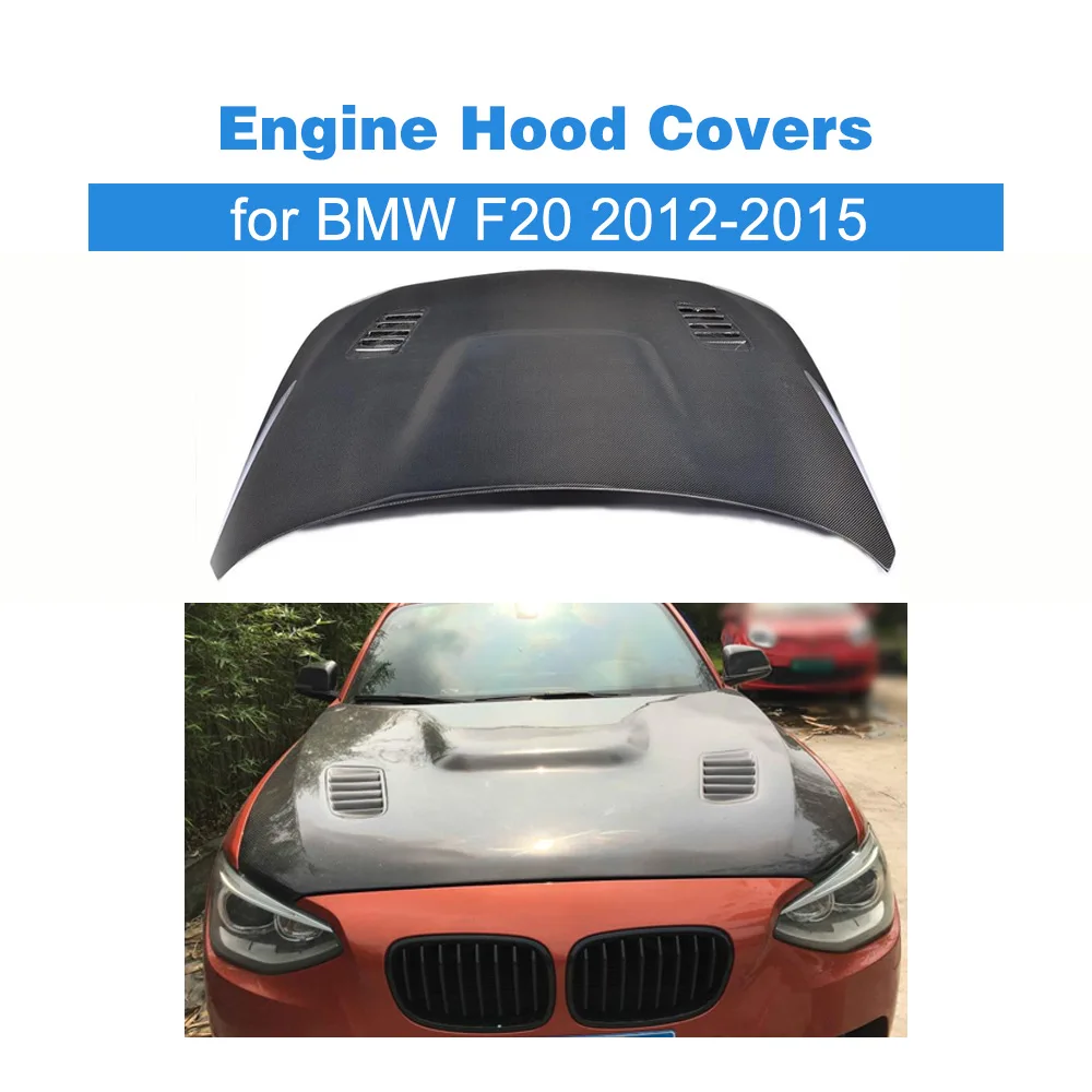 Car Styling Carbon Fiber Front Engine Hood Covers for BMW F20