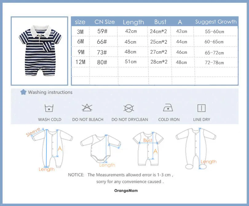 Orangemom/официальный Летняя мода полосой Одежда для маленького мальчика игры с коротким рукавом Одежда для маленьких мальчиков тела roupas infantis menino