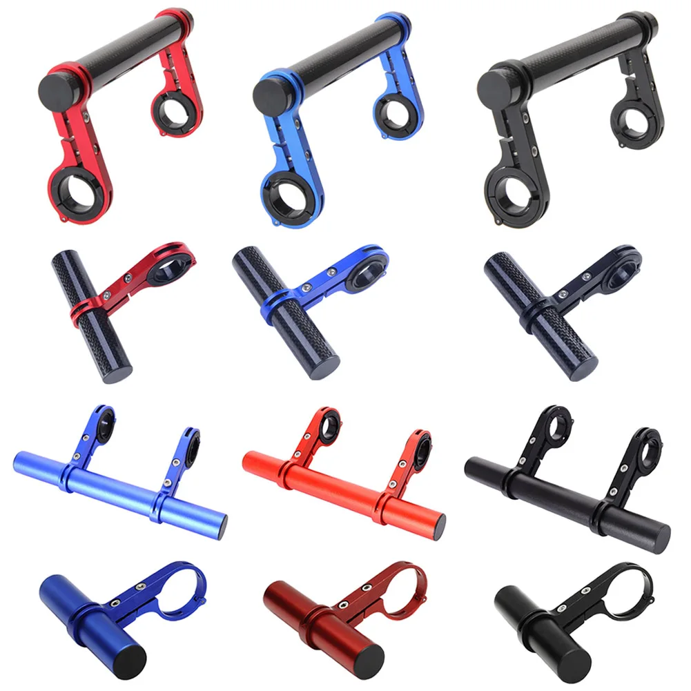 Top Cool Multifunction  Bike Holder Handle Extender Double Handlebar Flashlight PC Clip Bracket Bicycle Accessories ALS88 3